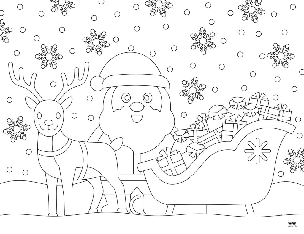 Printable-Sleigh-Coloring-Page-2