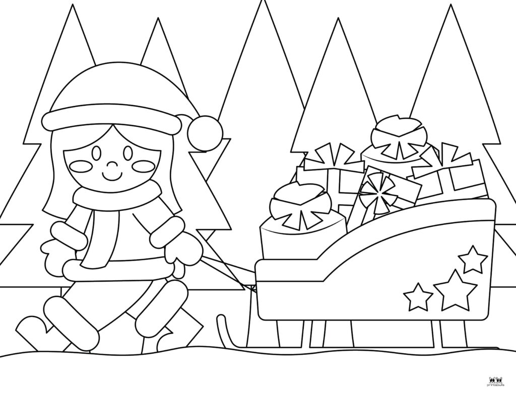 Printable-Sleigh-Coloring-Page-5