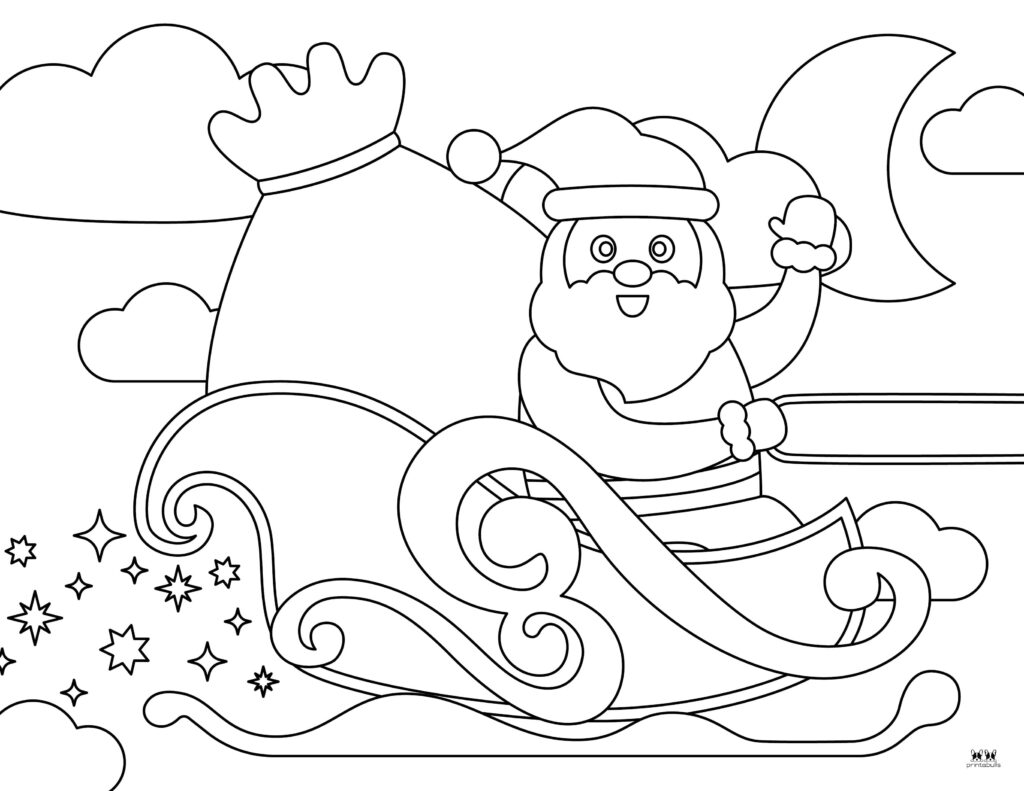 Printable-Sleigh-Coloring-Page-6