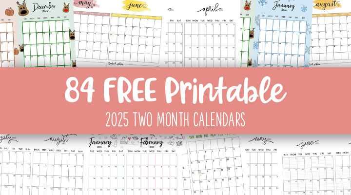 Printable-2025-Two-Month-Calendars-Feature-Image