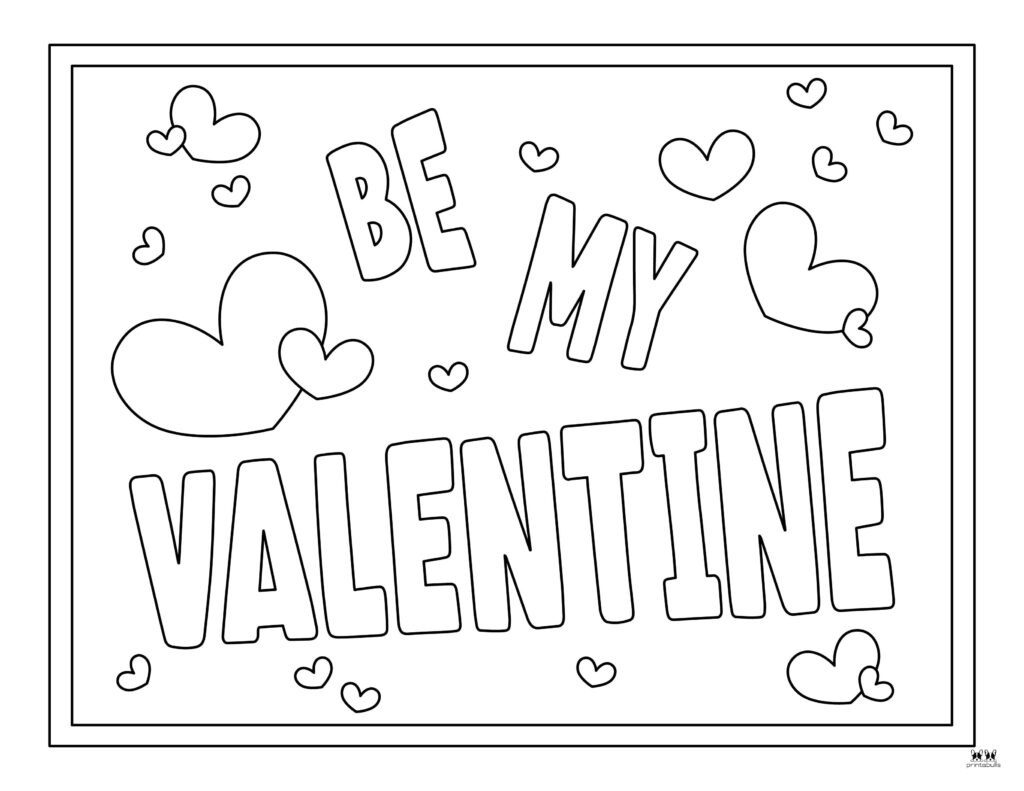 Printable-Be-My-Valentine-Coloring-Page-1