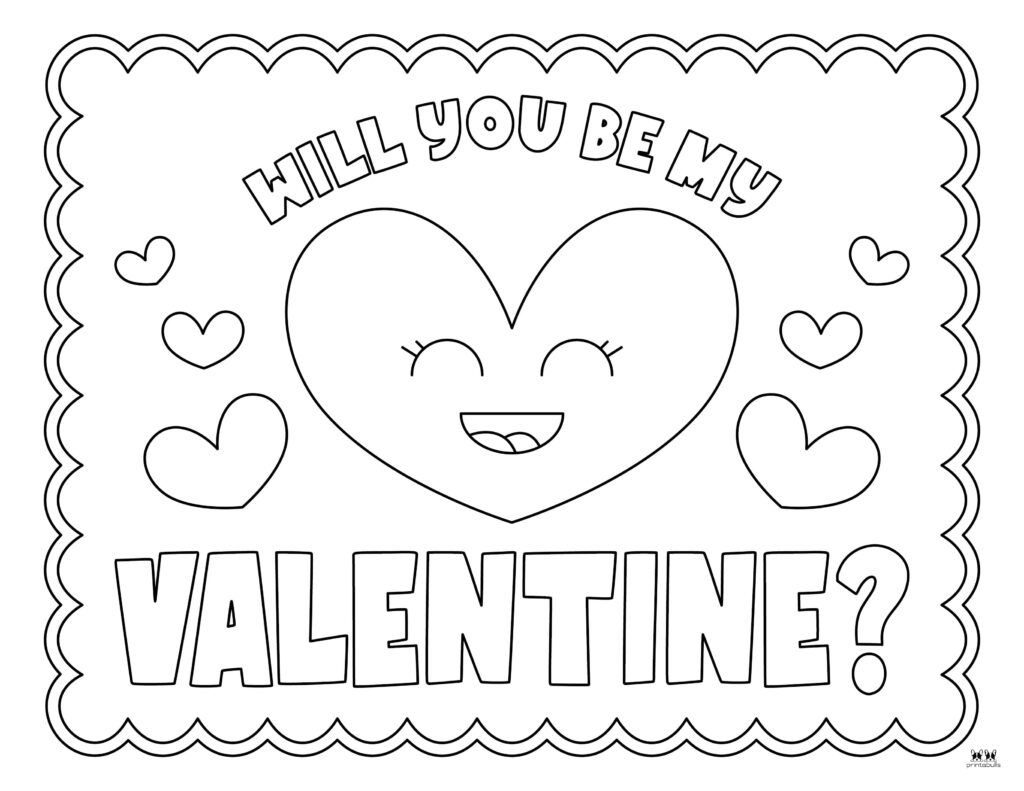 Printable-Be-My-Valentine-Coloring-Page-2