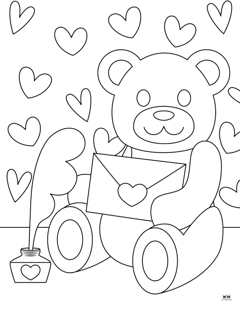 Printable-Teddy-Bear-Valentines-Day-Coloring-Page-11