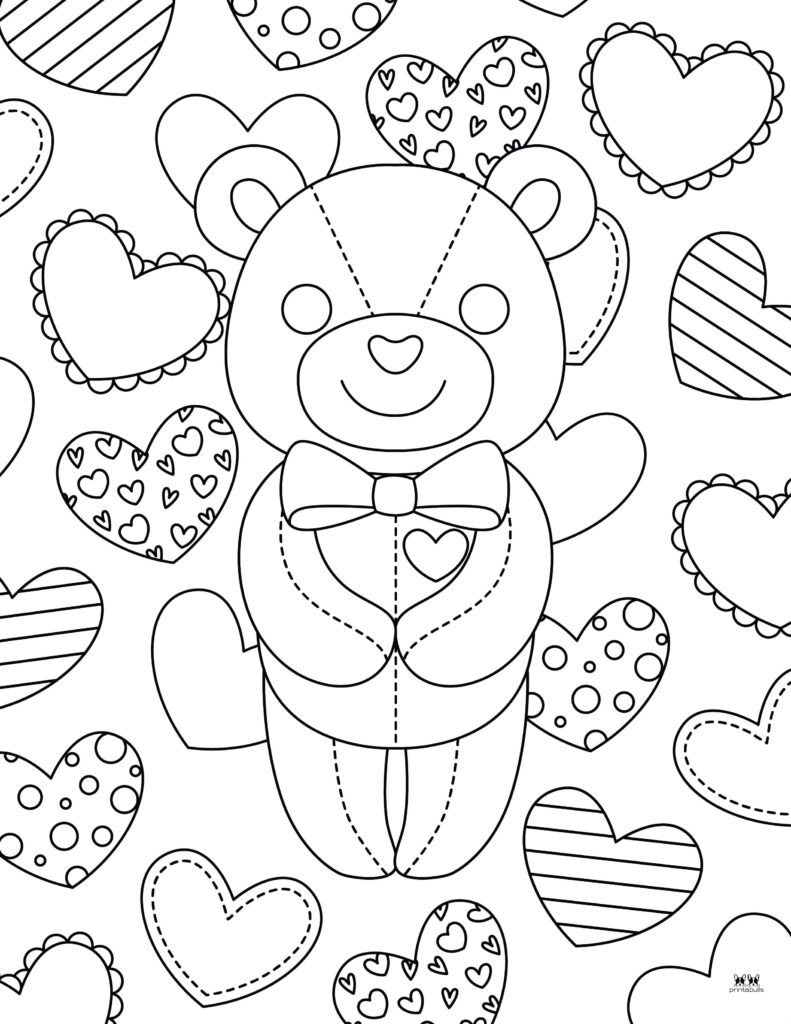 Printable-Teddy-Bear-Valentines-Day-Coloring-Page-6