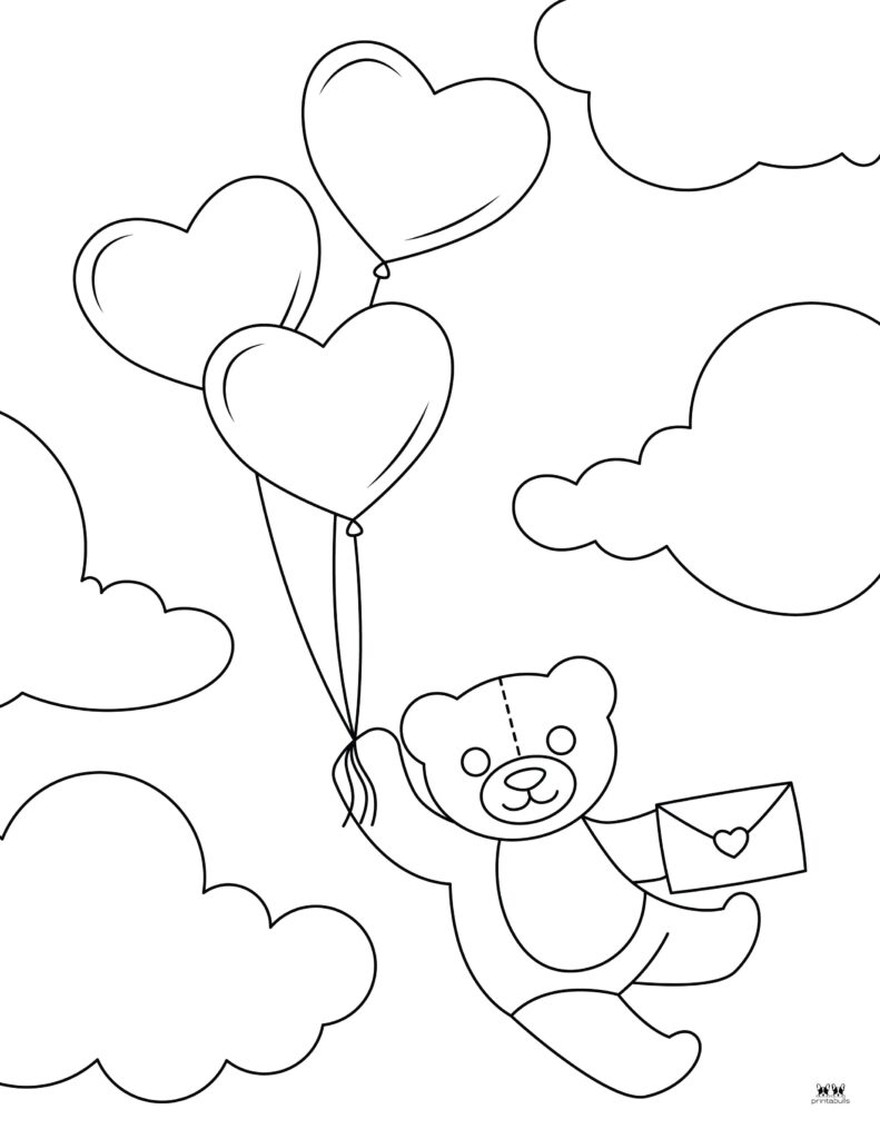 Printable-Teddy-Bear-Valentines-Day-Coloring-Page-8