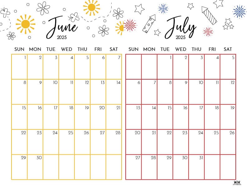 Printable-Two-Month-June-July-2025-Calendars-15