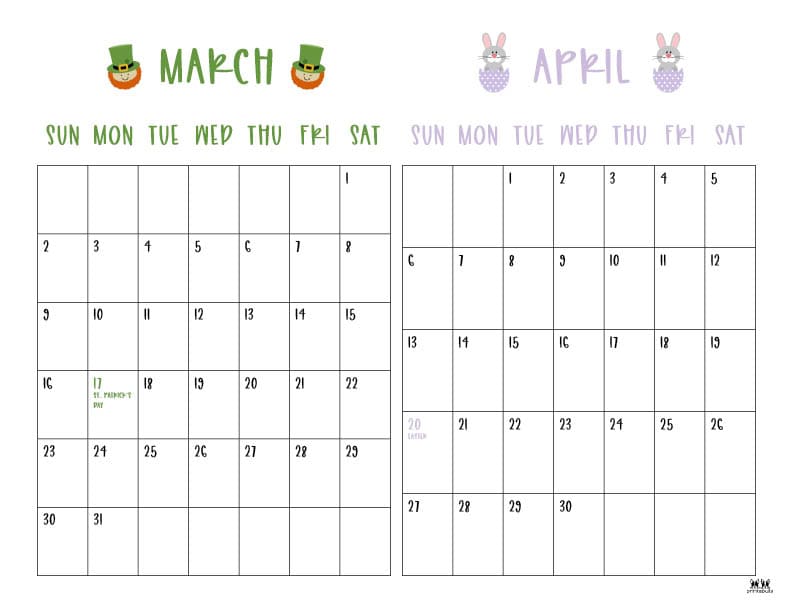 Printable-Two-Month-March-April-2025-Calendars-10