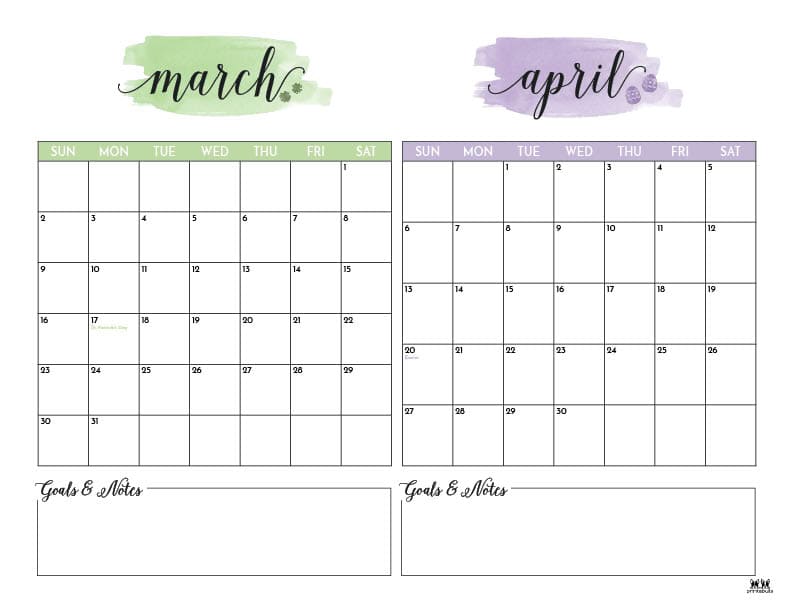 Printable-Two-Month-March-April-2025-Calendars-5