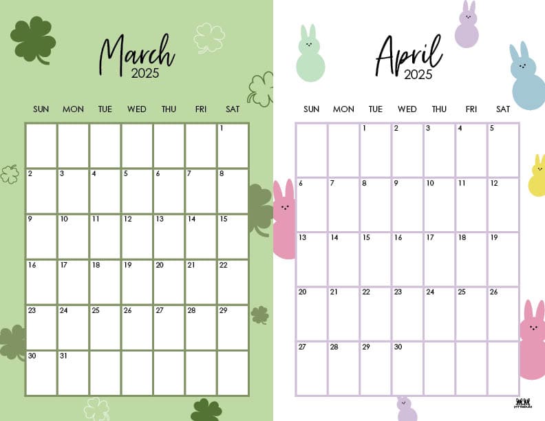 Printable-Two-Month-March-April-2025-Calendars-8