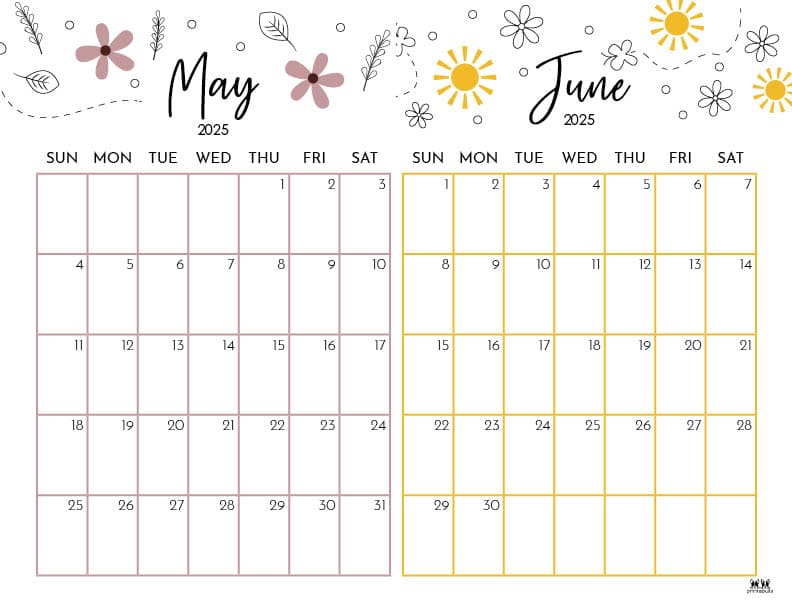 Printable-Two-Month-May-June-2025-Calendars-15