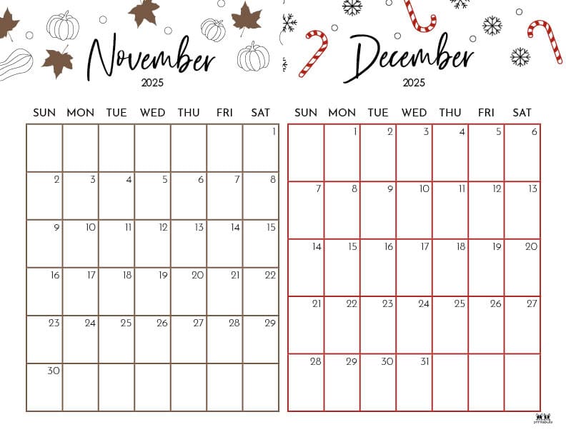 Printable-Two-Month-November-December-2025-Calendars-15