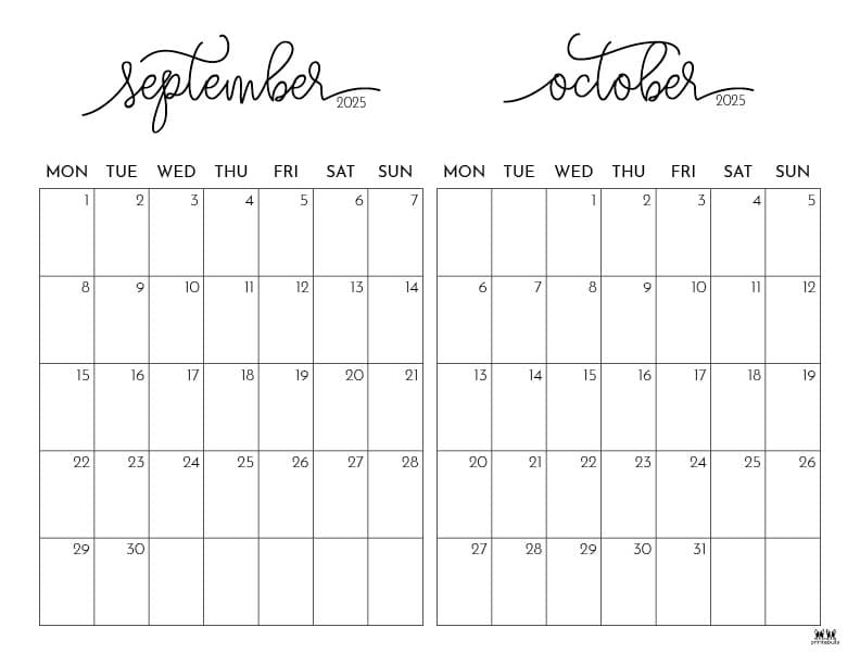 Printable-Two-Month-September-October-2025-Calendars-26