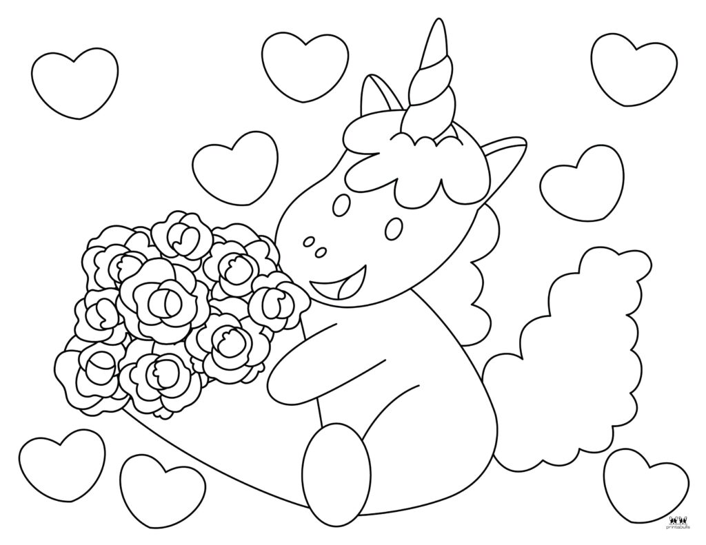 Printable-Unicorn-Valentines-Day-Coloring-Page-7