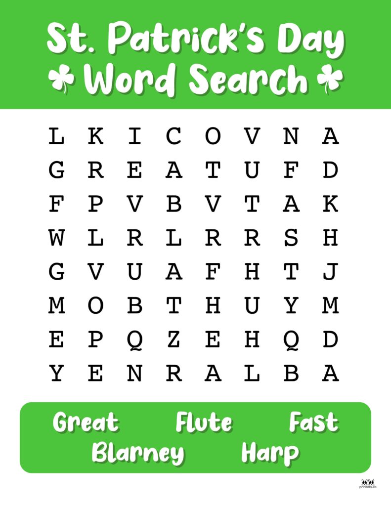 Printable-St-Patricks-Day-Word-Search-Easy-5