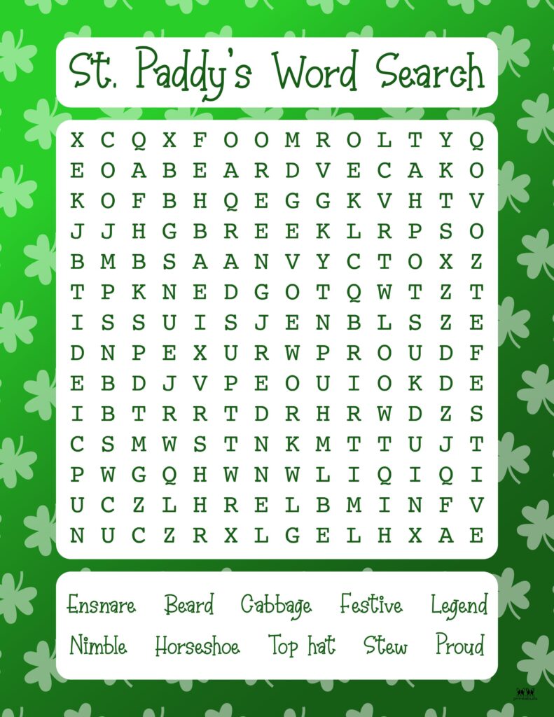 Printable-St-Patricks-Day-Word-Search-Medium-1